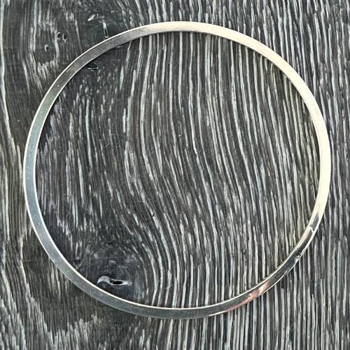 Square wire bangle bracelet